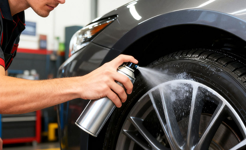 Алюминиевый корпус для косметических средств по уходу за автомобилем